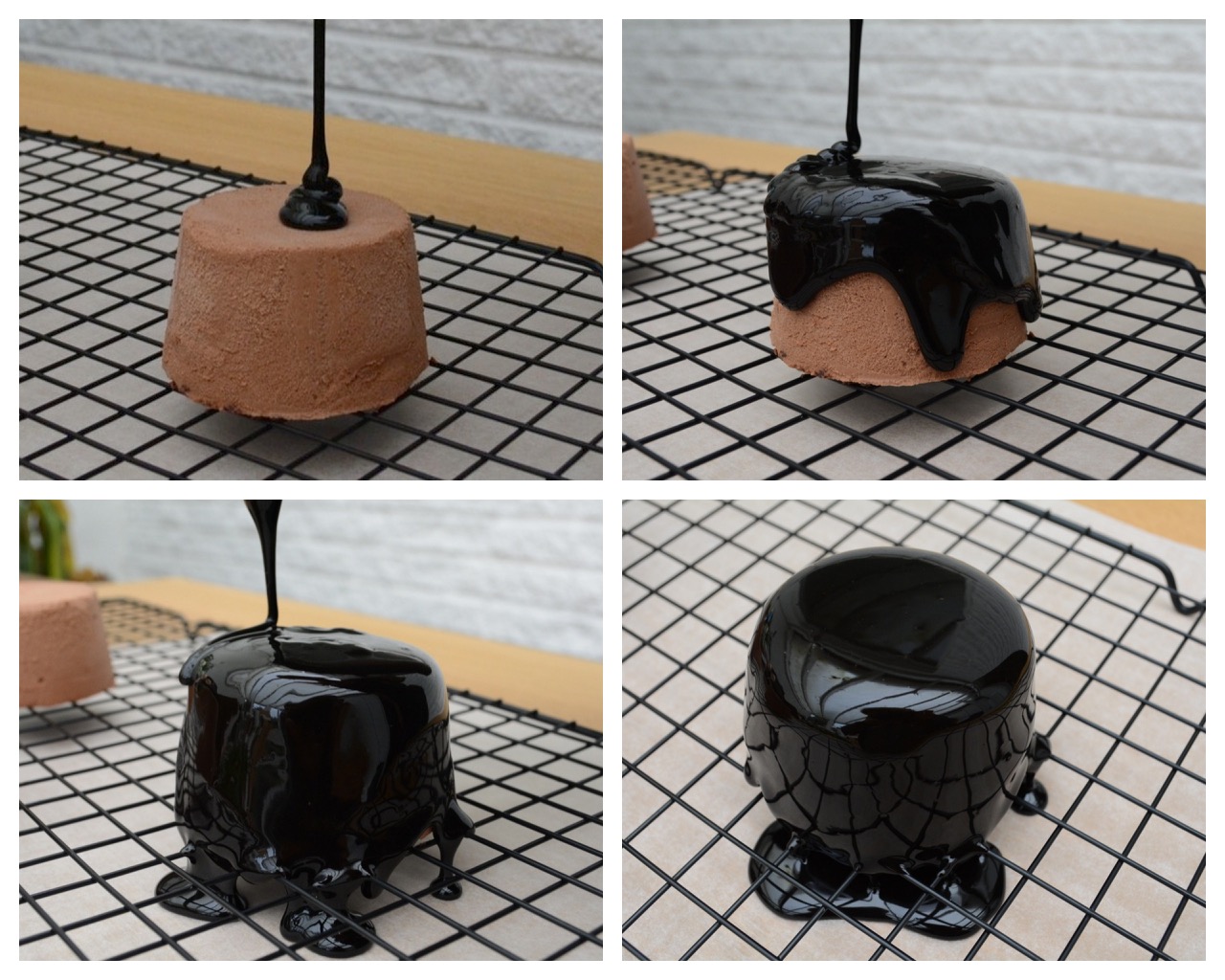 Glazing af moussekage