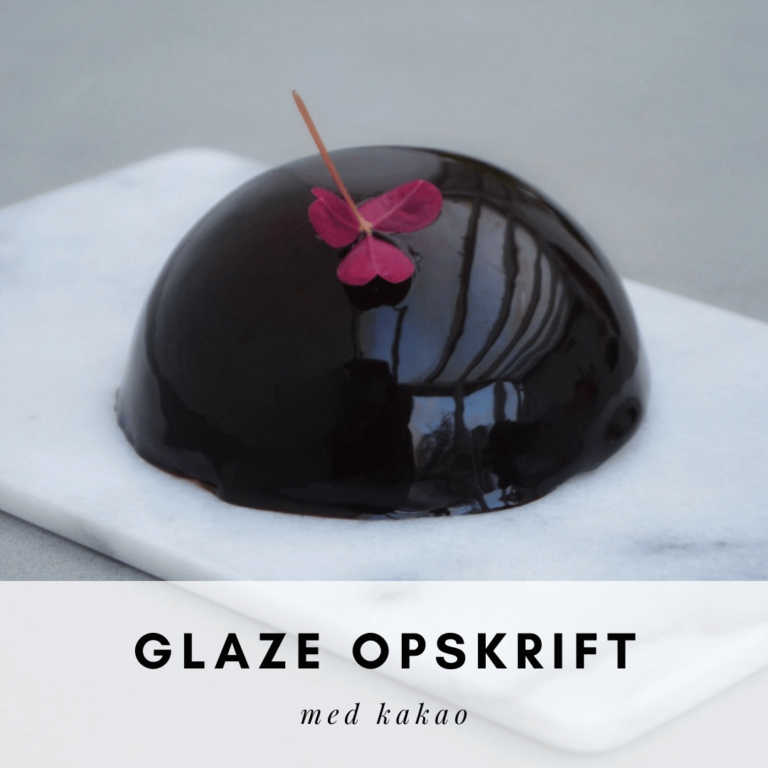 Glaze opskrift med kakao
