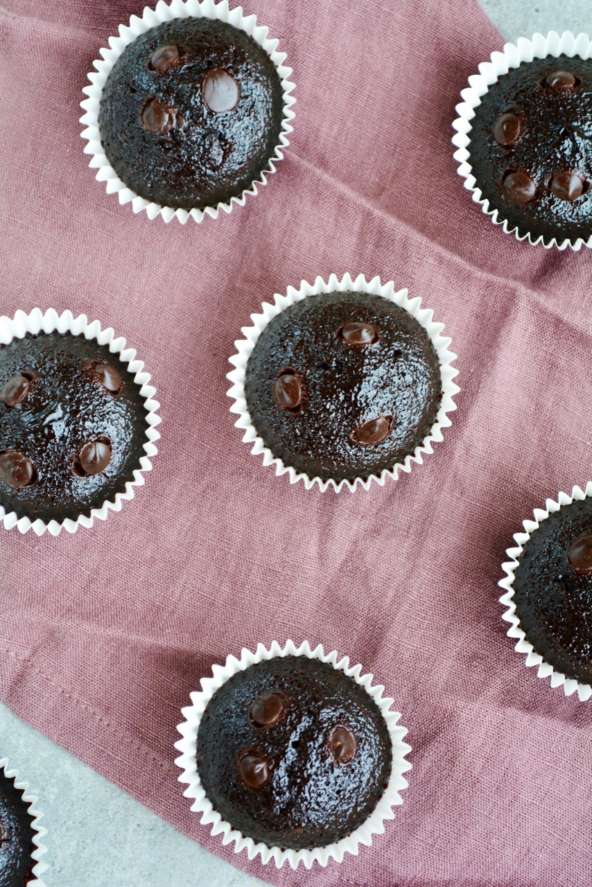 Nemme chokolademuffins