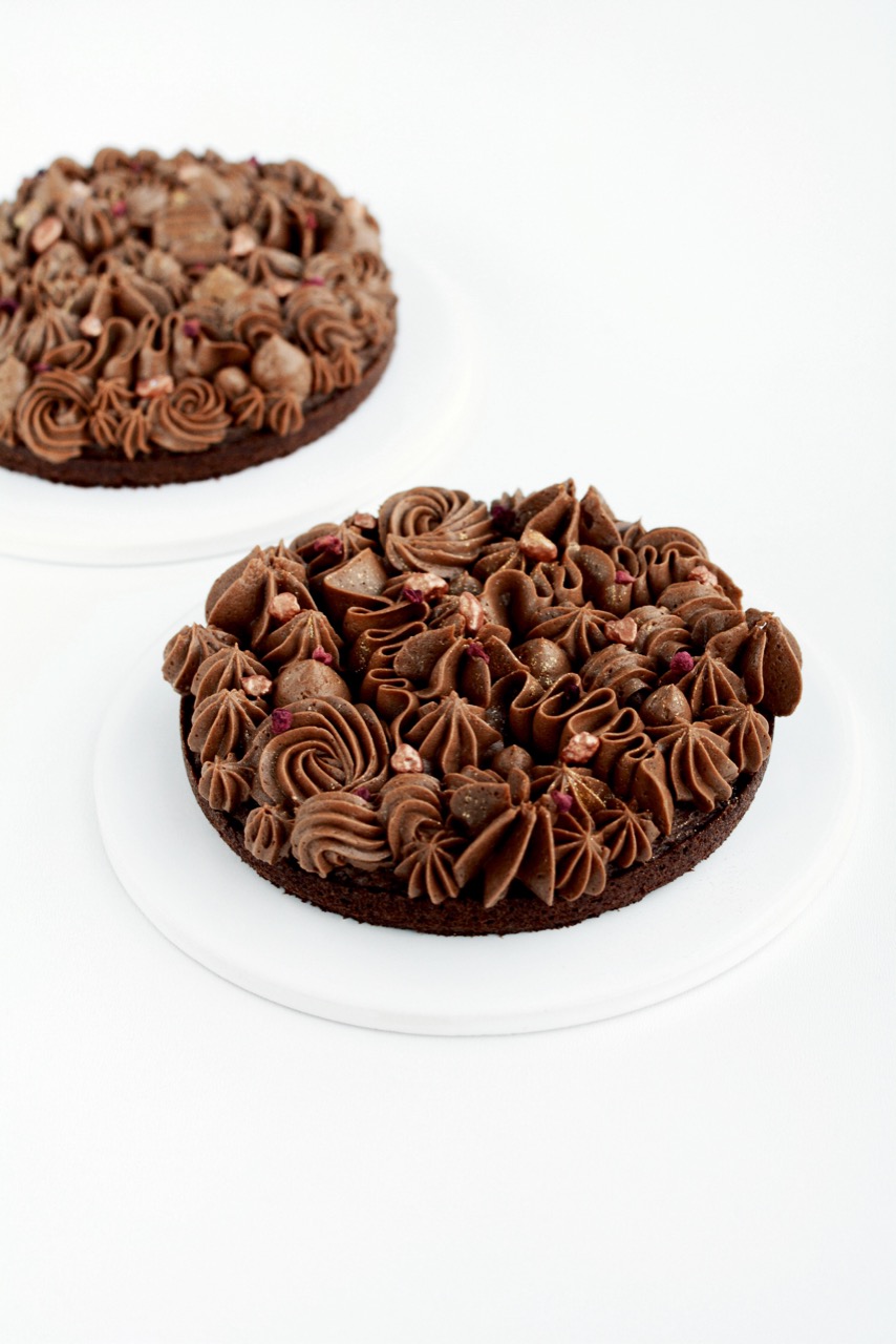Glutenfri kage med chokoladecreme